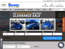 Tablet Screenshot of dickbeardchevy.com